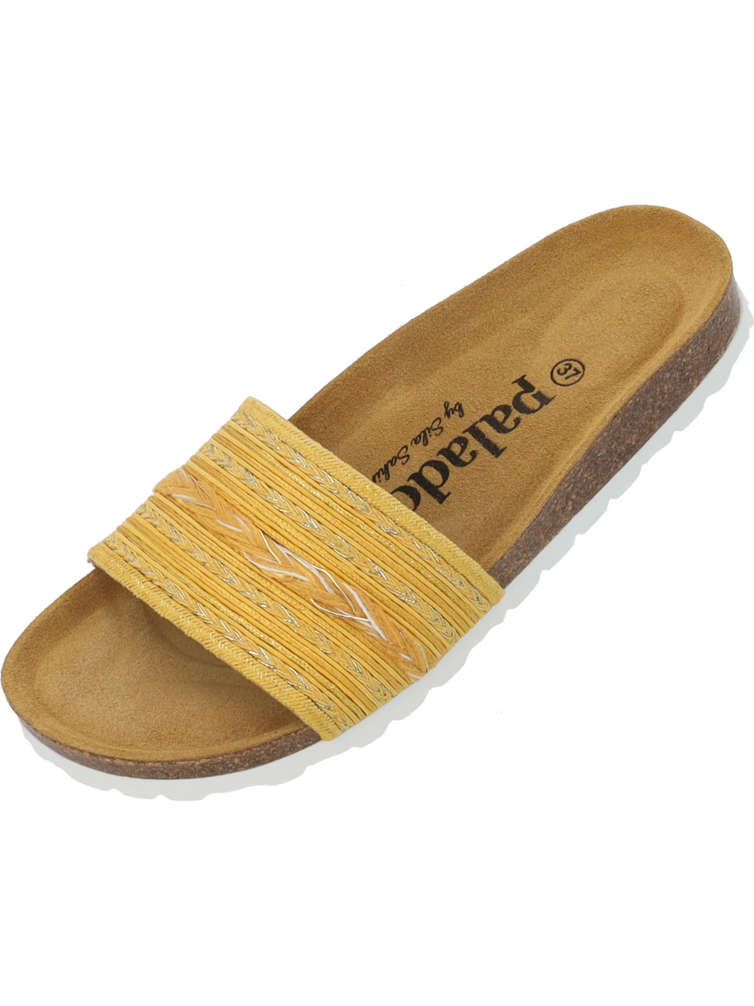 Palado by Sila Sahin Mule 'Palado Solista by Sila Sahin' in Yellow: front