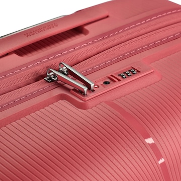 American Tourister Trolley 'Starvibe Spinner 55 EXP' in Oranje