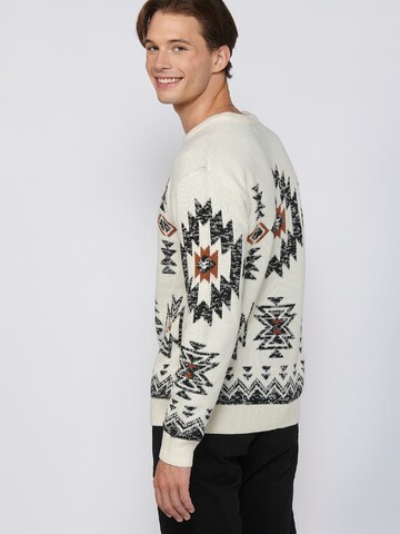 Pull-over KOROSHI en blanc