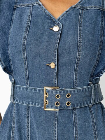 Coster Copenhagen Kjole ' Denim ' i blå