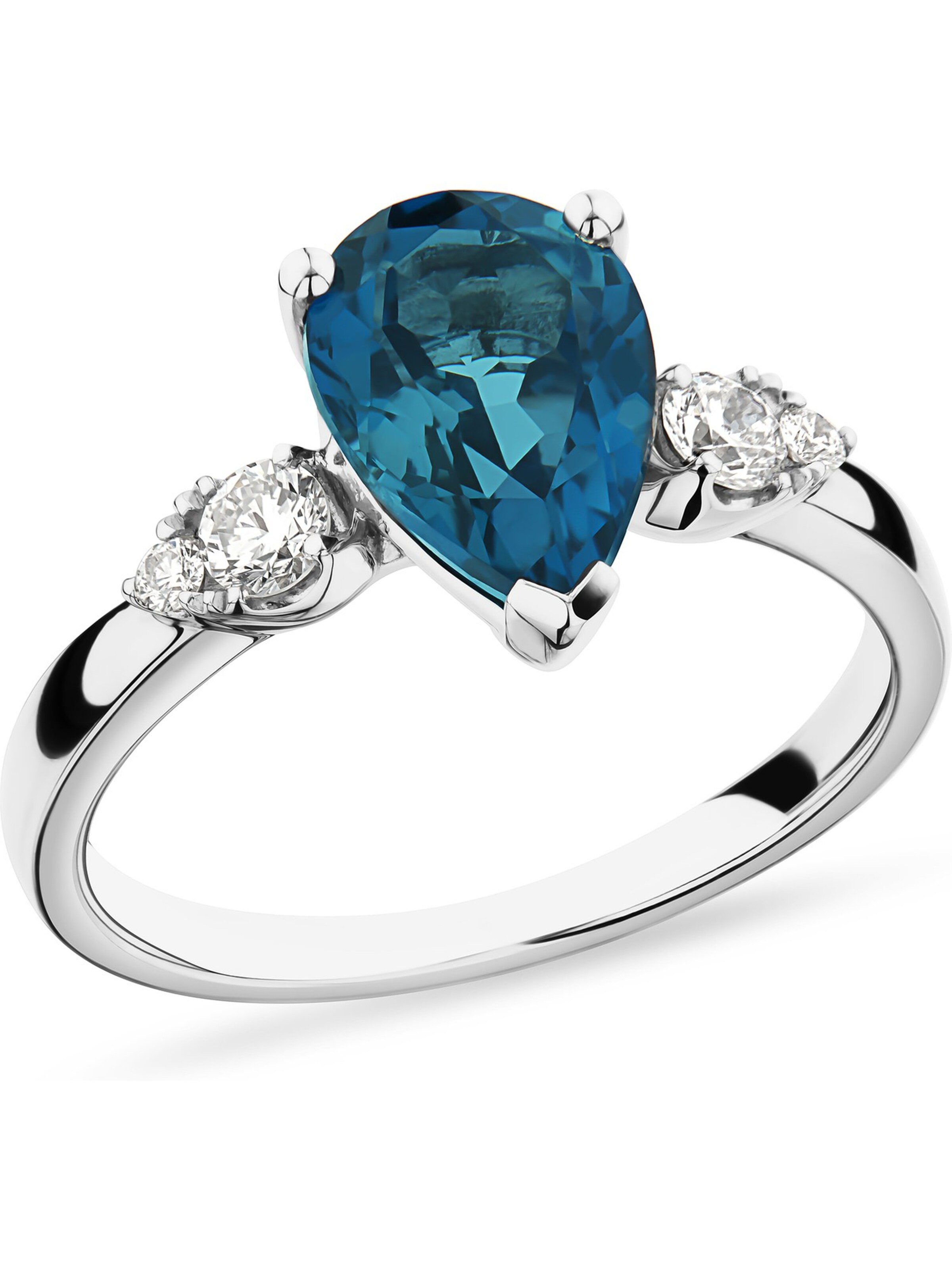CHRIST Ring in Blau