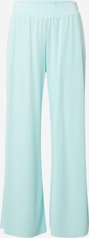 Superdry Wide leg Broek in Blauw: voorkant