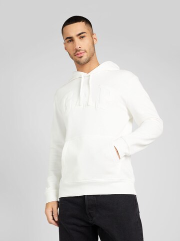 GAPSweater majica 'HERITAGE NOVELTY' - bijela boja: prednji dio