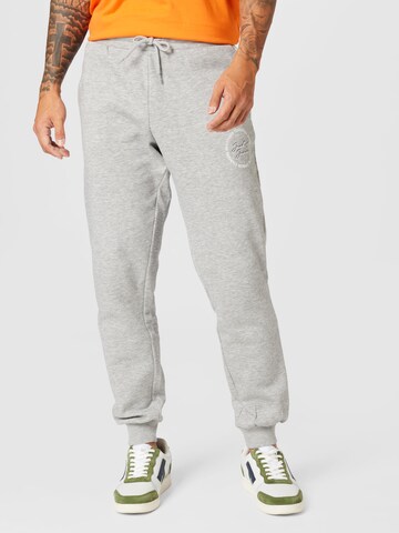 JACK & JONES Tapered Pants 'Gordon' in Grey: front