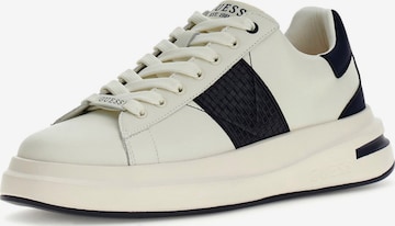 GUESSNiske tenisice 'ELBA' - bijela boja: prednji dio