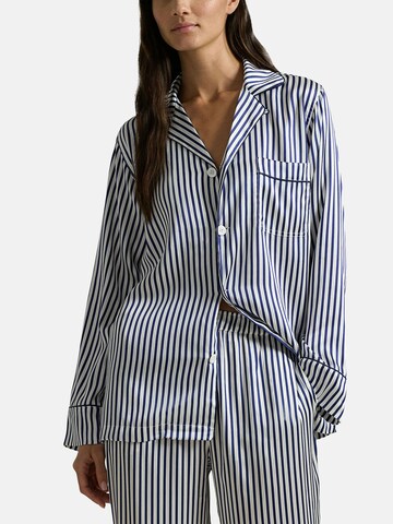 Polo Ralph Lauren Pajama ' Heritage Silk ' in Blue
