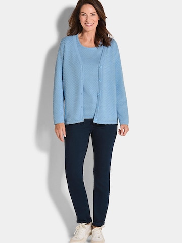 Goldner Gebreid vest in Blauw