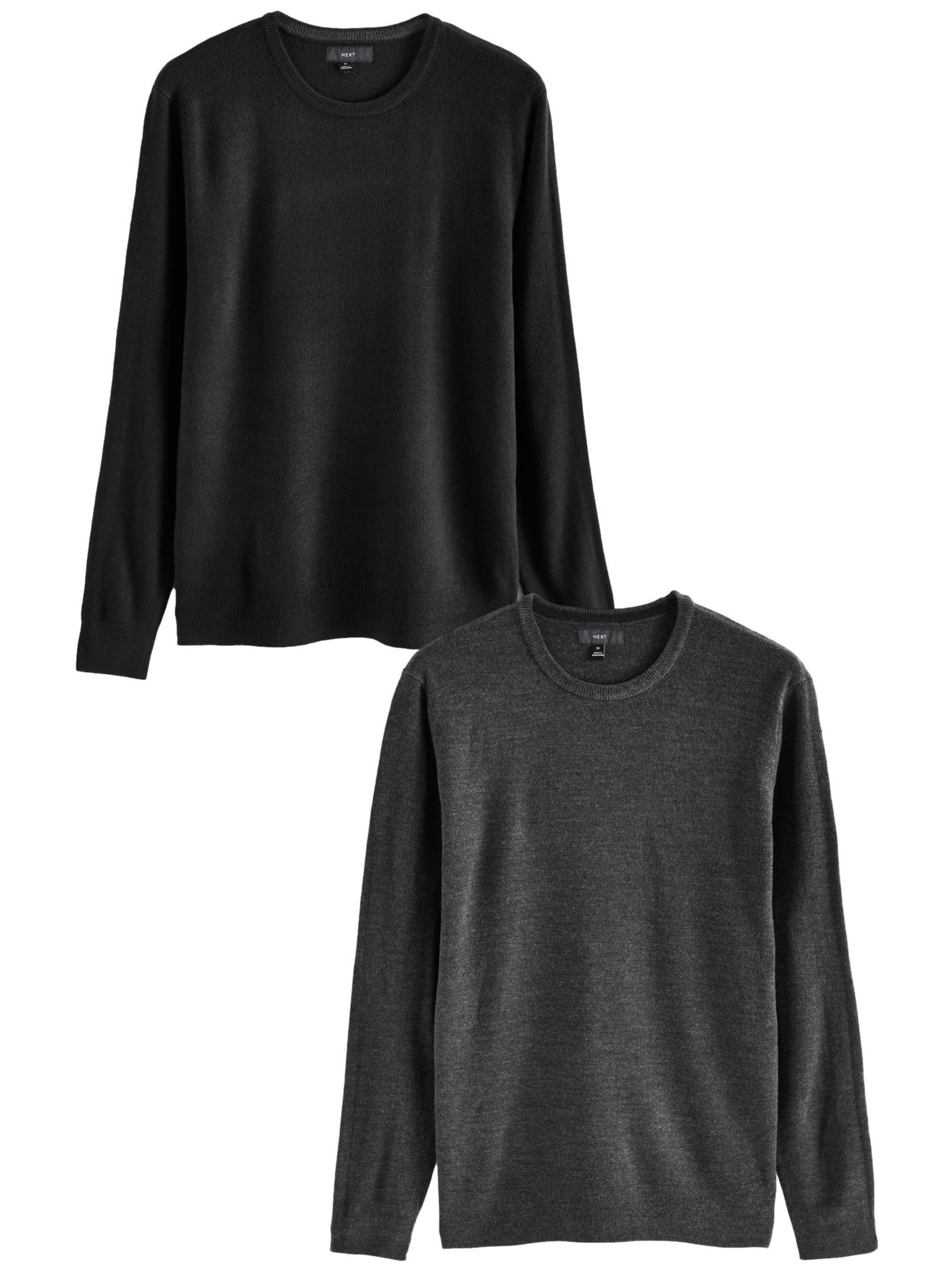 Next Пуловер в сиво: отпред