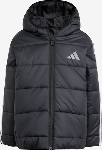 ADIDAS SPORTSWEAR - Chaqueta de entretiempo en negro: frente