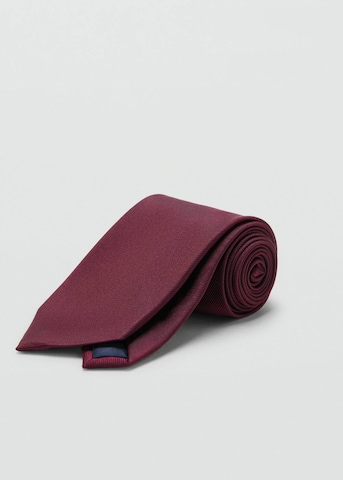 MANGO MAN Tie 'Basic8' in Red