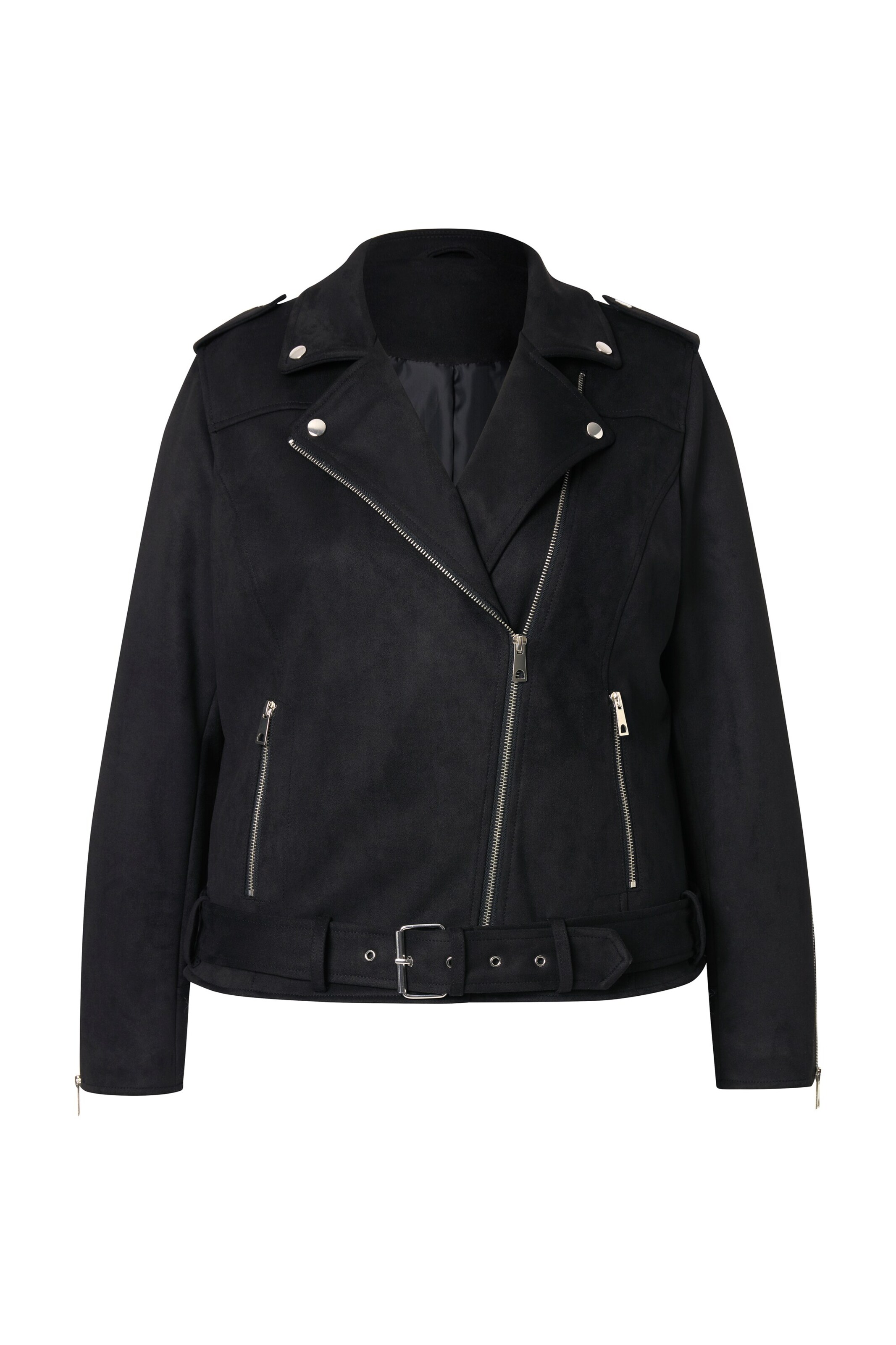 MIAMODA Tussenjas in Zwart: voorkant