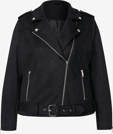 Veste mi-saison MIAMODA en noir : devant