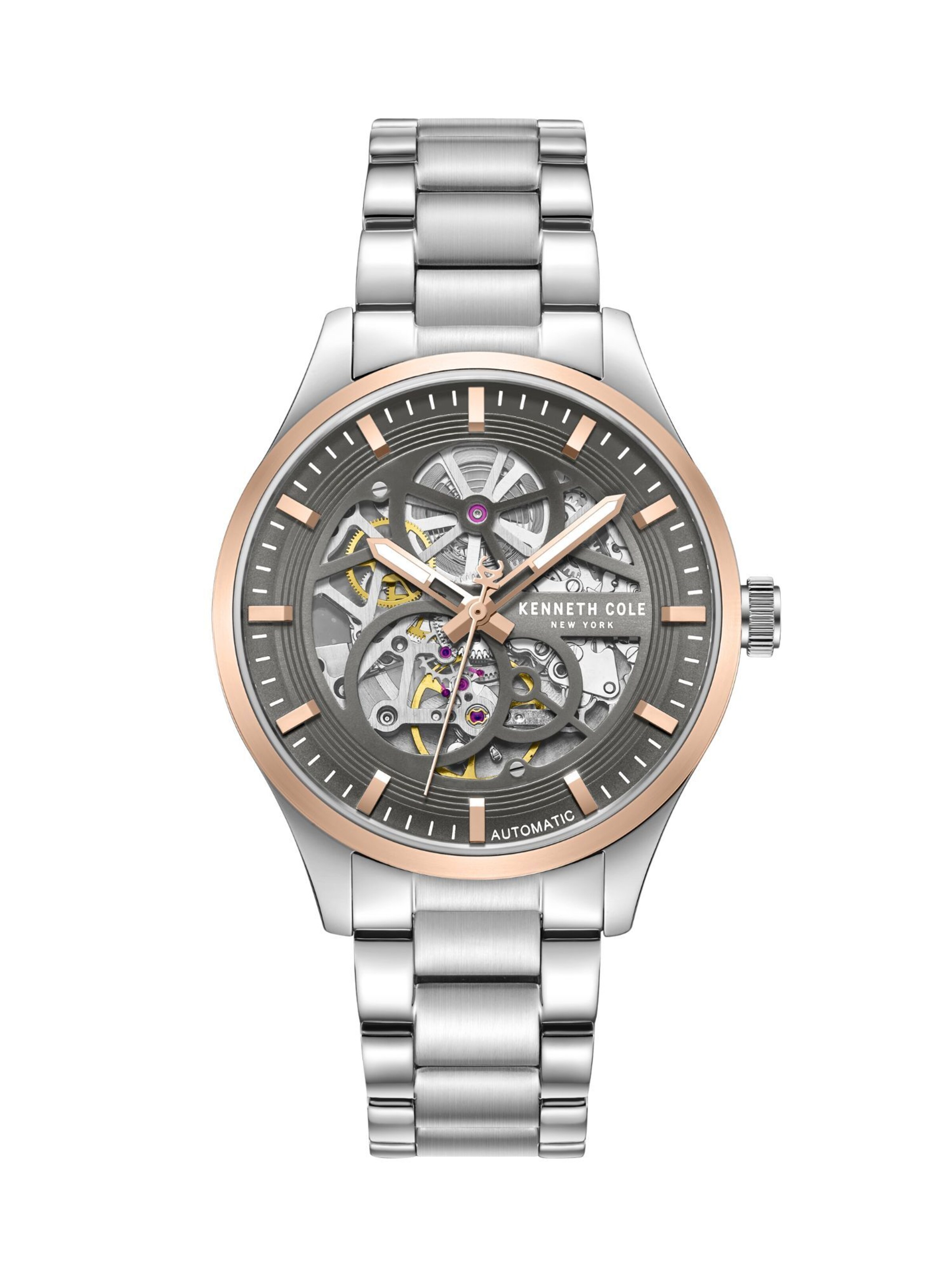 Kenneth Cole Analog Watch 'Ashton' in Silver: front