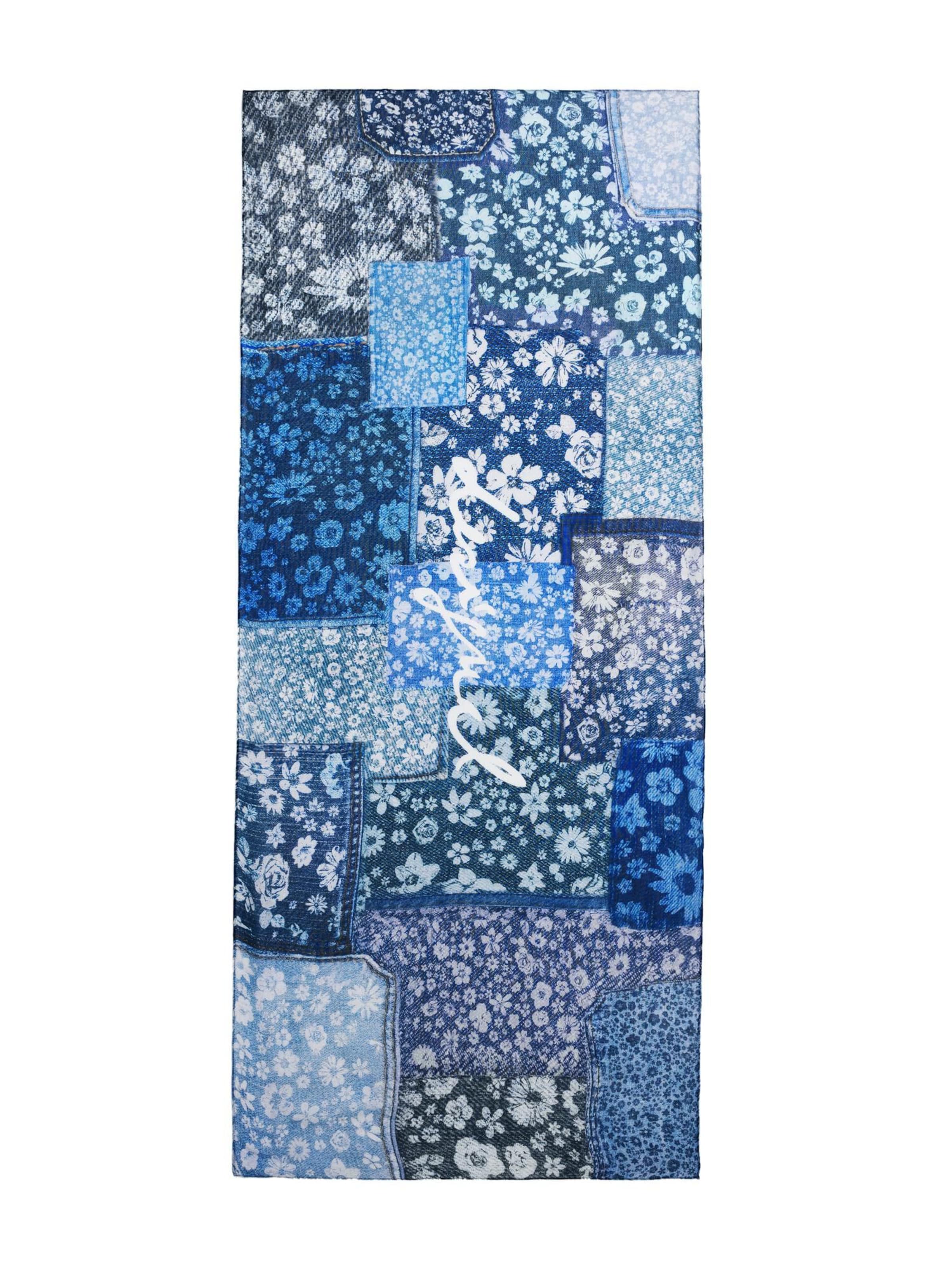 Desigual Halsduk i blå: framsida