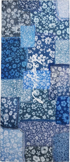 Desigual Schal in blau / blue denim / dunkelblau / weiß, Produktansicht