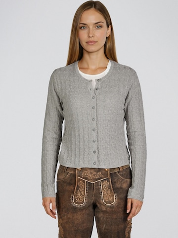 Cardigan 'Hummeltal' SPIETH & WENSKY en argent : devant