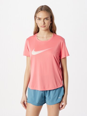 T-shirt fonctionnel 'One' NIKE en rose : devant