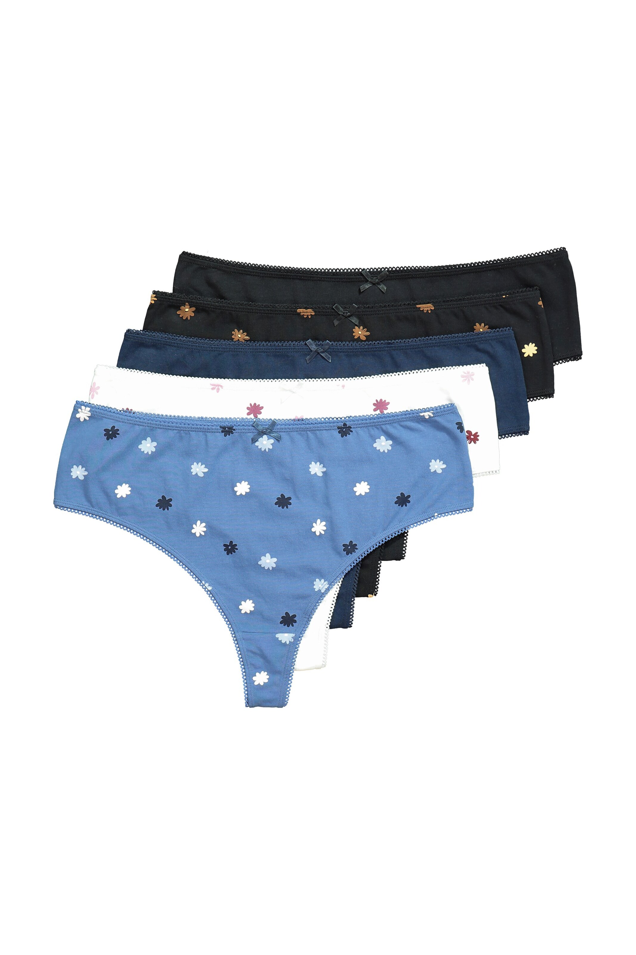 Ulla Popken String in Blau: Vorderseite