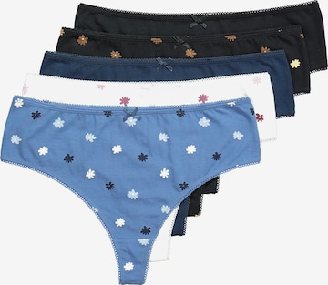 String Ulla Popken en bleu : devant