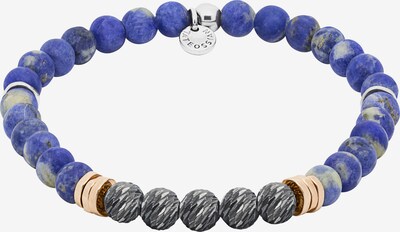 Tateossian London Armband 'Stonehenge' in blau / grau / silber, Produktansicht
