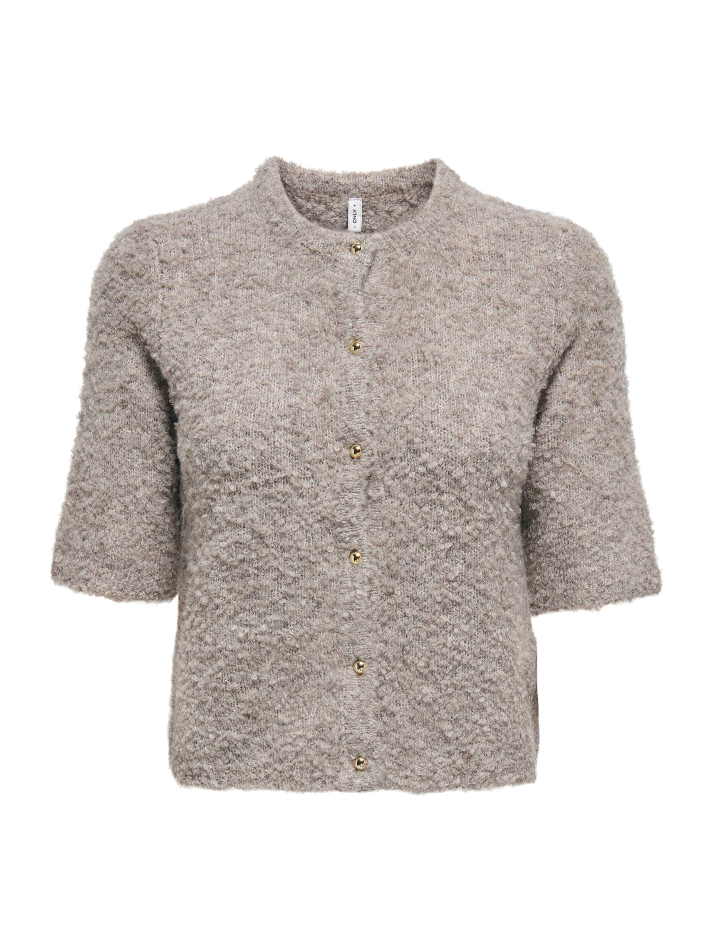 ONLY Knit Cardigan 'ONLCille' in Beige: front