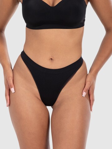 Smilodox Slip 'Nysa' in Zwart: voorkant