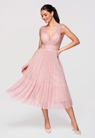 Robe de soirée Ombre en beige