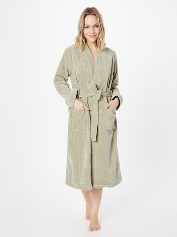 rosemunde Short Bathrobe 'Robe' in Green: front