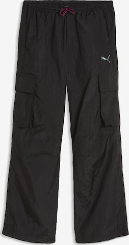 PUMA Sportbroek in Zwart: voorkant