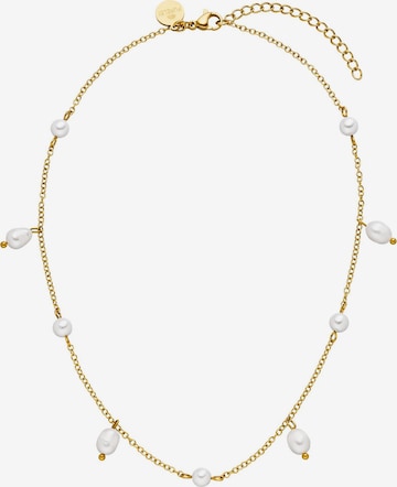 PURELEI Necklace 'Pearl Drop' in Gold: front