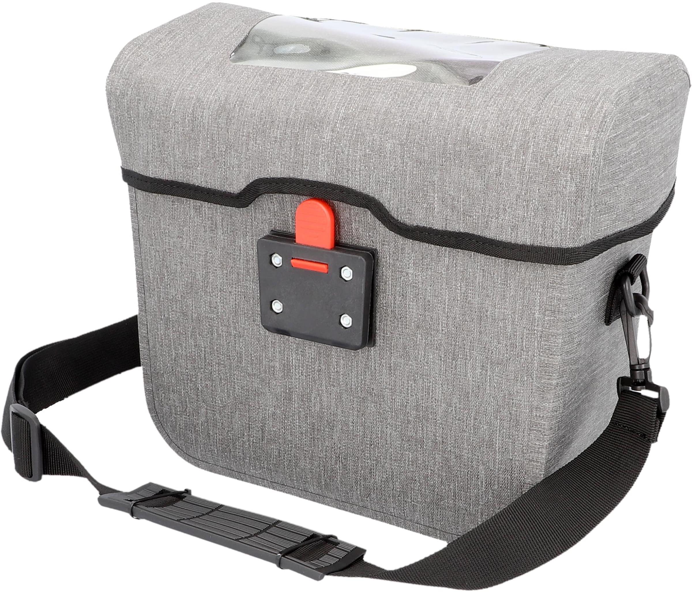 FISCHER Fahrräder Fahrradtasche in Grau