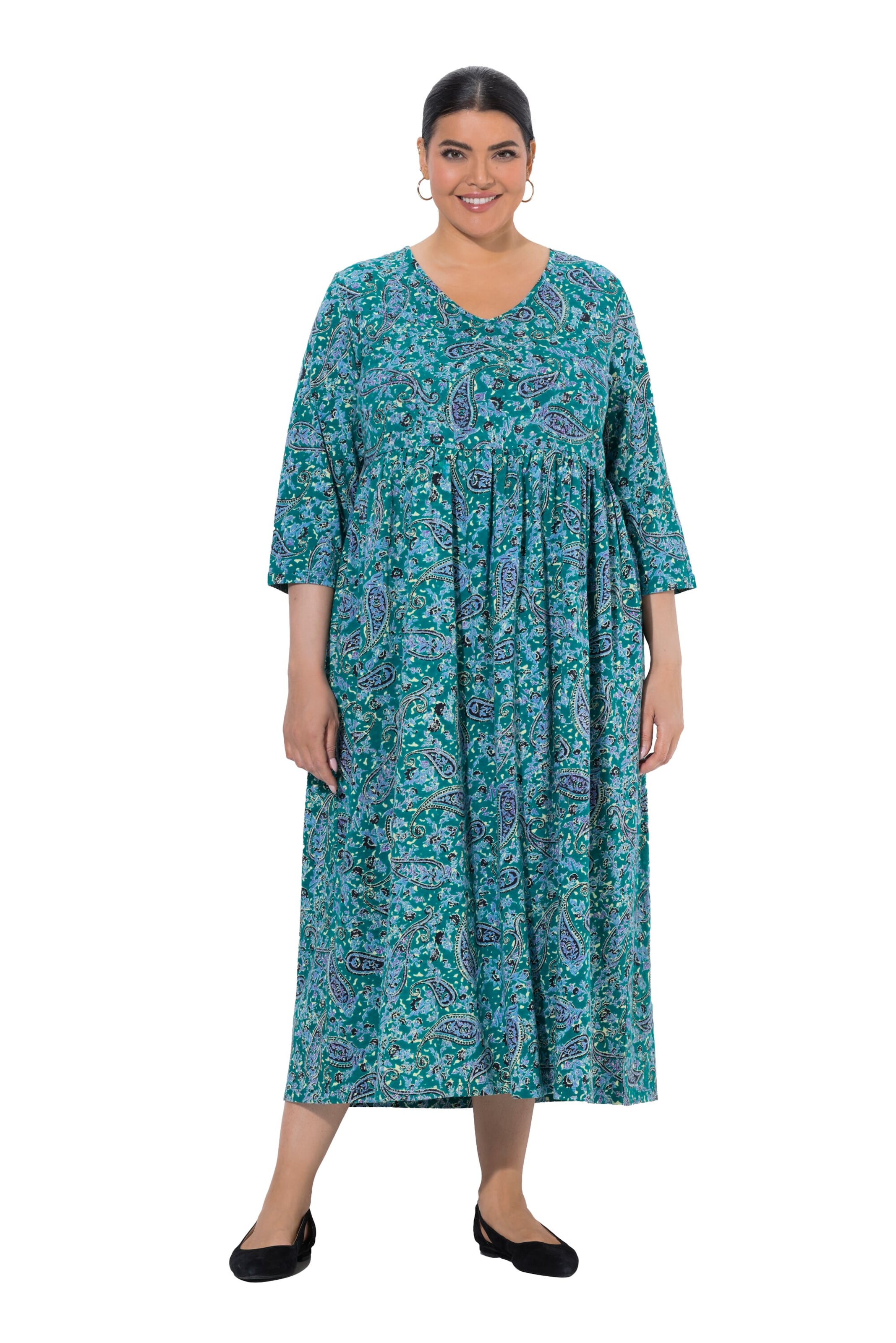 Ulla Popken Dress in Blue: front