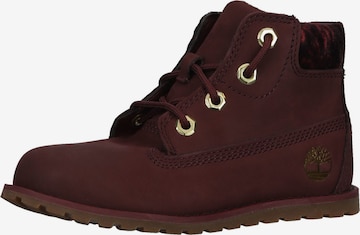 TIMBERLAND Boots in Red: front