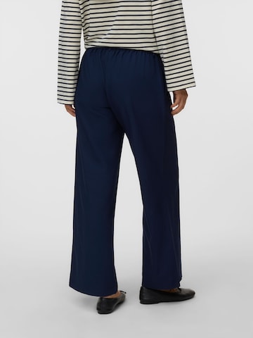 Wide leg Pantaloni 'MLLOUISA' di MAMALICIOUS in blu