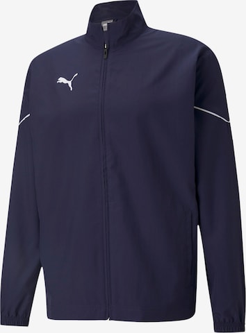 PUMA Athletic Jacket in Blue: front