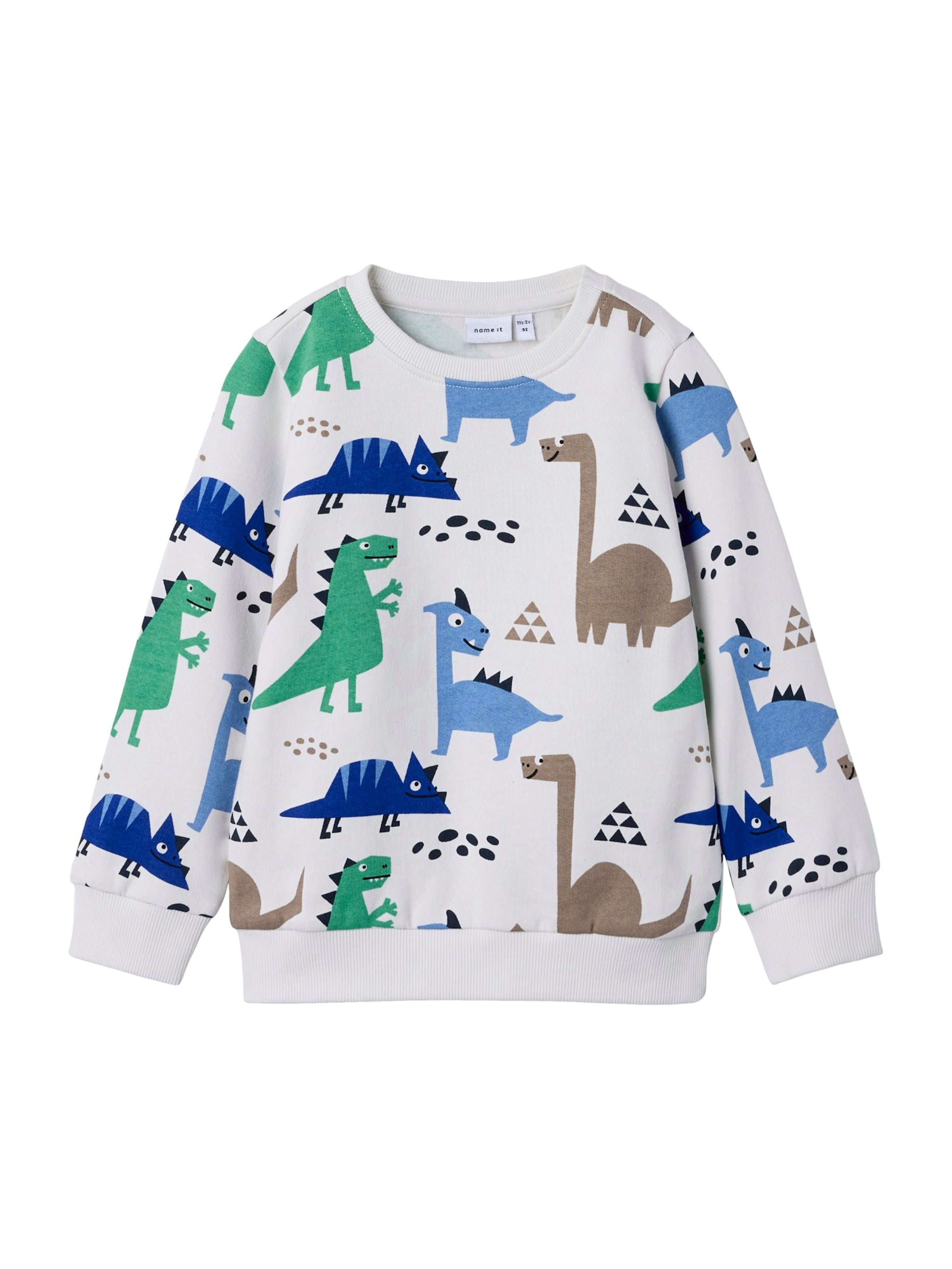 Sweat 'NMMPOKE' NAME IT en blanc : devant