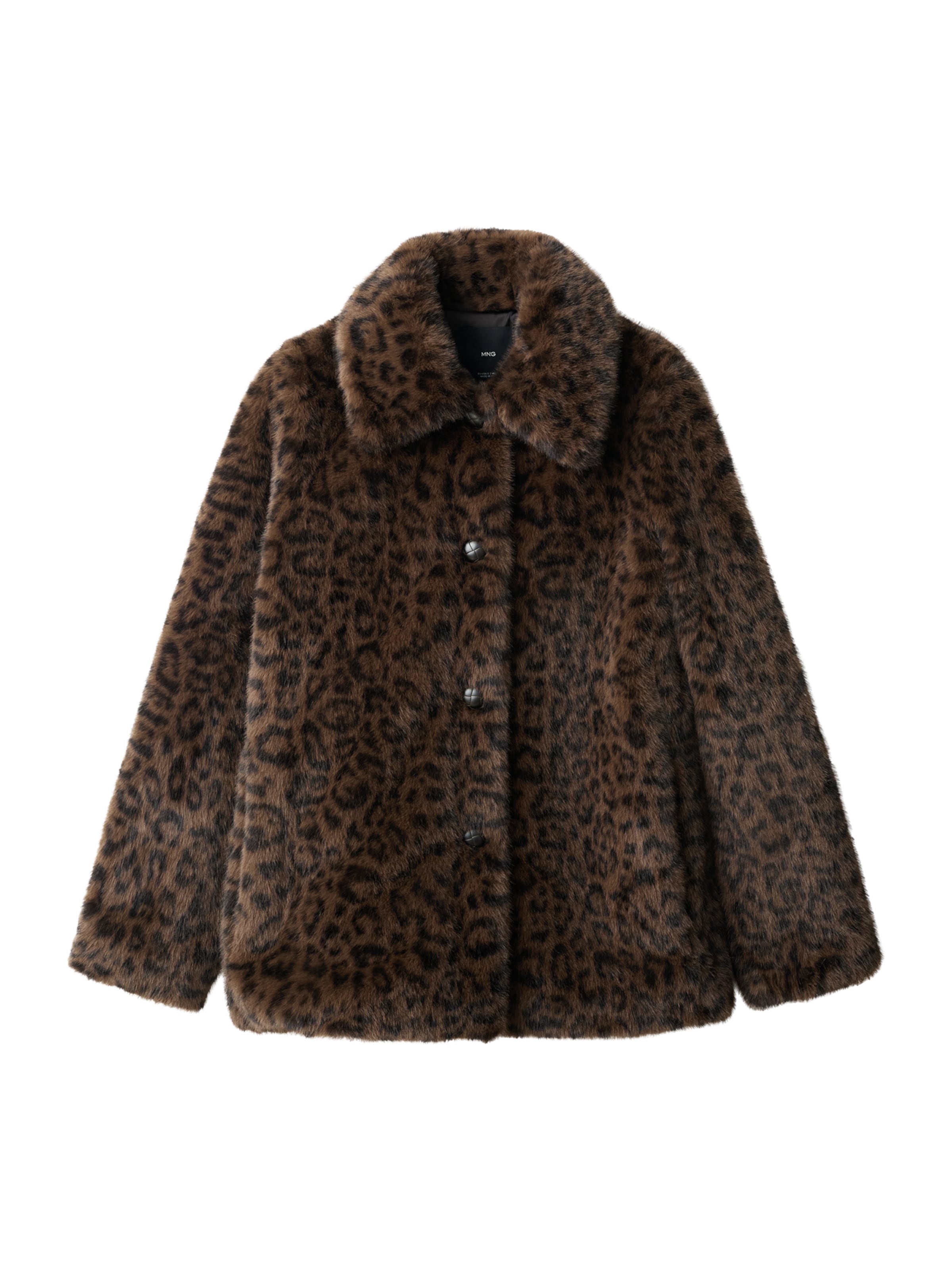 MANGO Prechodný kabát 'ZURICH' - Hnedá: predná strana