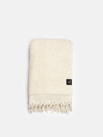 MARSIKOH Beach Towel 'PomPom' in Beige: front