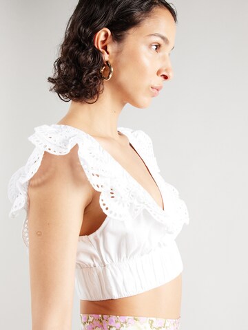 Abercrombie & Fitch Topp i vit