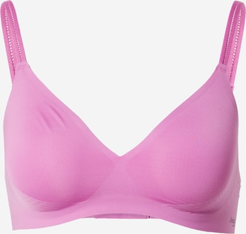 SLOGGI T-shirt Bra 'BODY ADAPT' in Pink: front