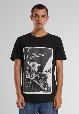 MT Men Shirt in Schwarz: Vorderseite