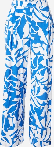 ZABAIONE Wide Leg Bukser med lægfolder 'Pi44nja' i hvid: forside