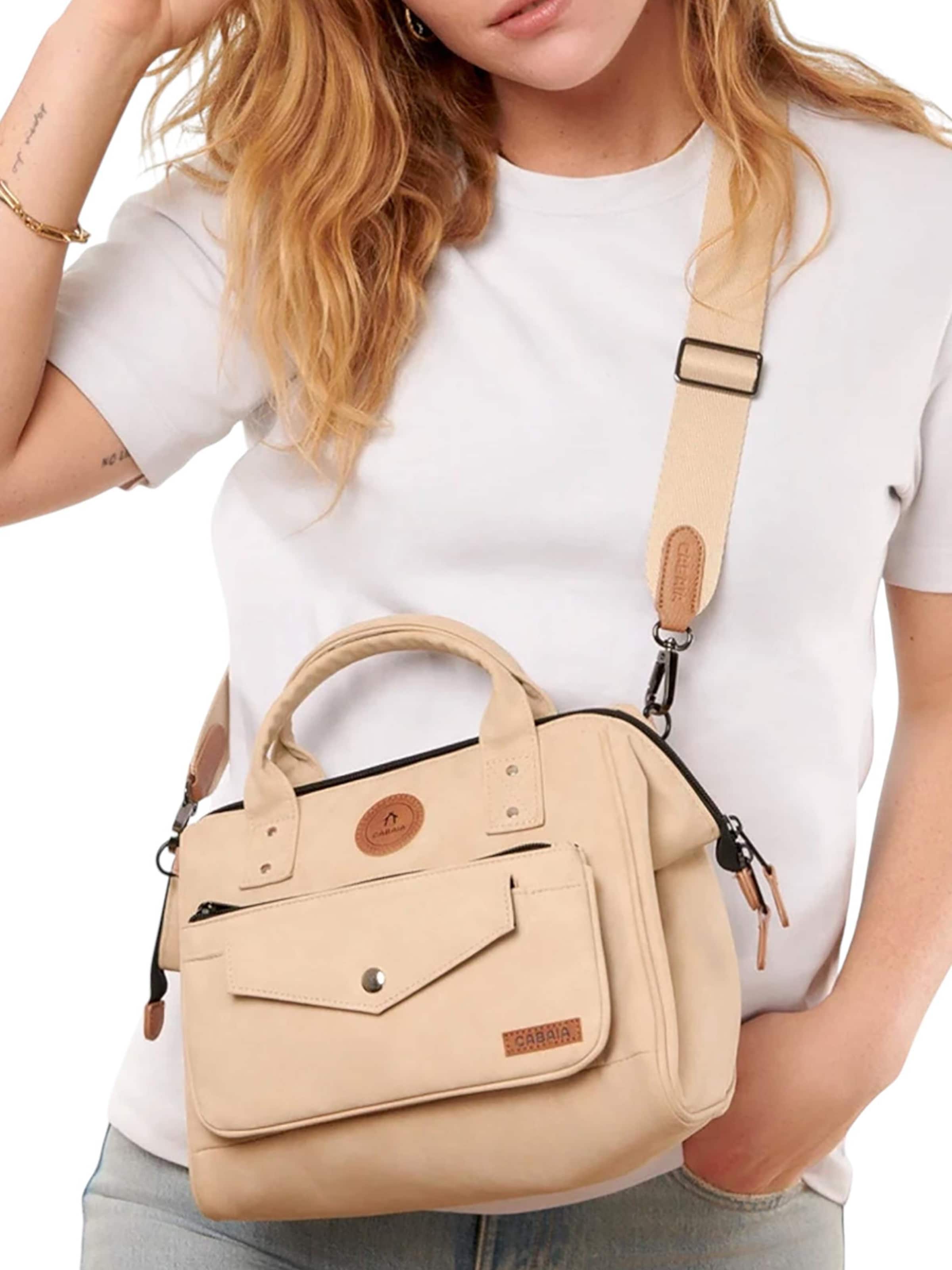 Cabaia Crossbody Bag 'Andenne' in Beige