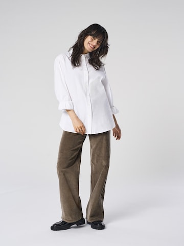 ONLY Wide leg Broek 'ONLHOPE' in Groen