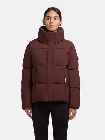 khujo Winterjas 'Rinja2 Matt' in Rood: voorkant