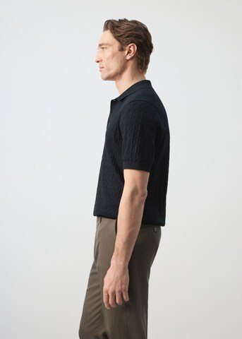 MANGO MAN Poloshirt 'Muga' in Blau