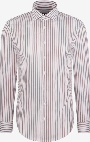 SEIDENSTICKER Regular fit Zakelijk overhemd in Bruin: voorkant