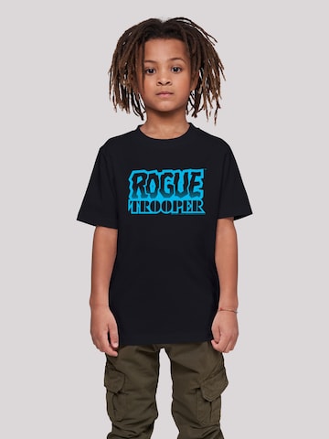 T-Shirt 'Rogue Trooper Comic Book Blue Logo' F4NT4STIC en noir : devant