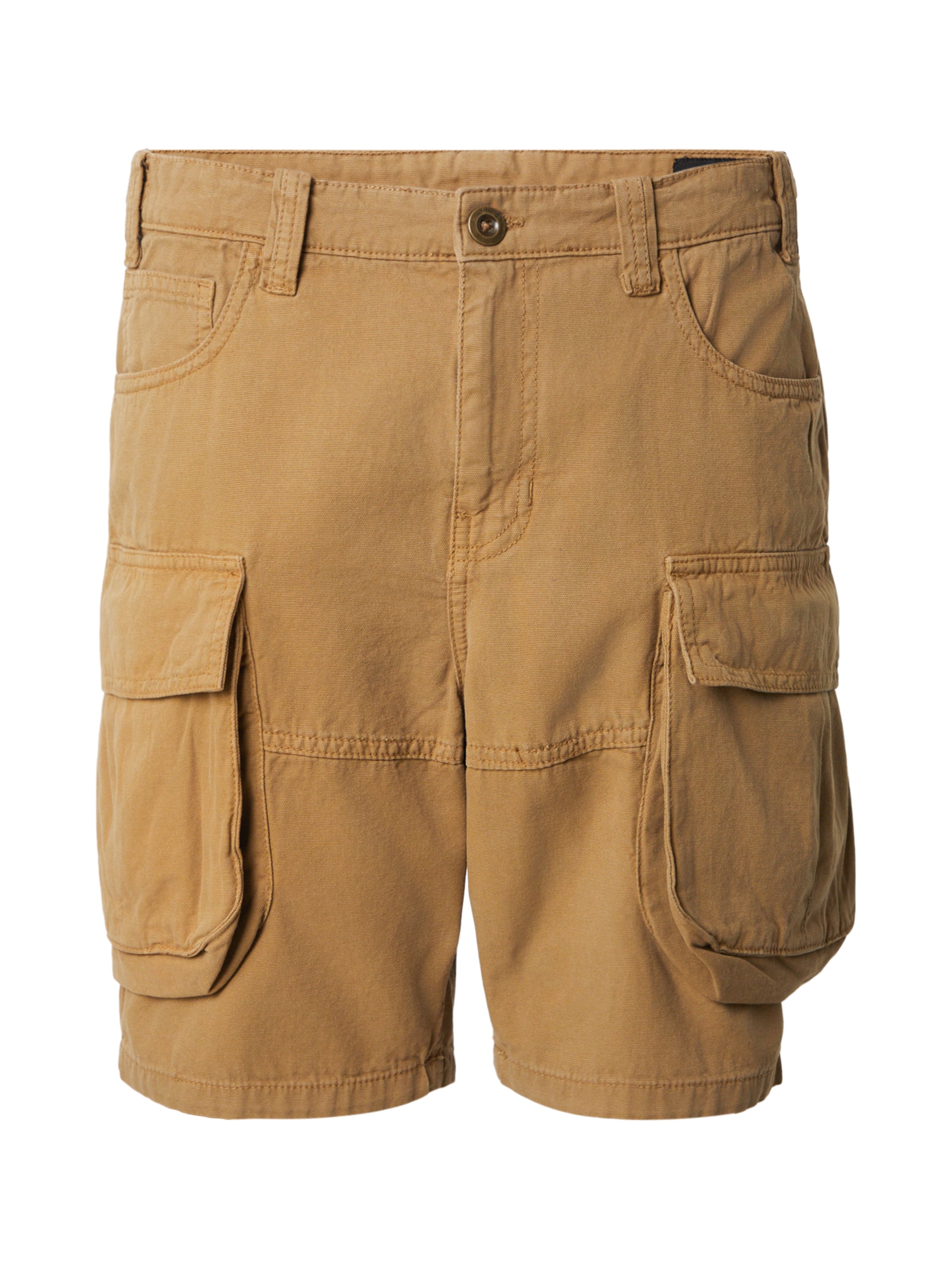 Largi Pantaloni cu buzunare de la ALPHA INDUSTRIES pe bej: față