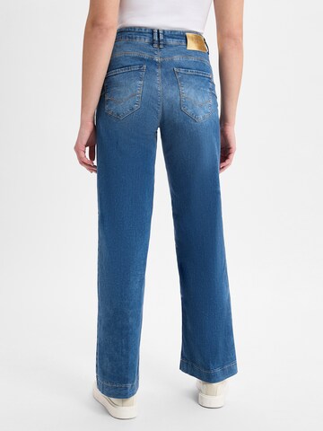 Wide Leg Jean 'Rich' MAC en bleu : devant